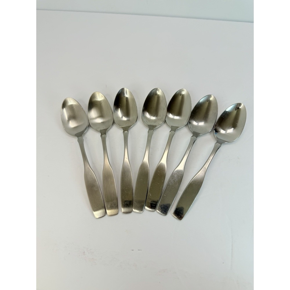 Oneida Community PAUL REVERE Flatware Set of 7 Teaspoons 6" Stainless #2